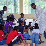 School children visiting the Mosque to learn about other faiths
